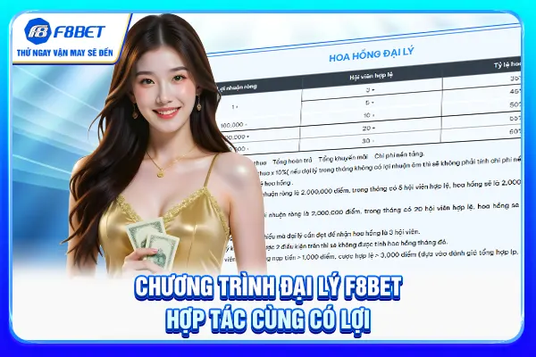 Chương trình đại lý F8BET - Hợp tác cùng có lợi Chương trình đại lý F8BET - Hợp tác cùng có lợi